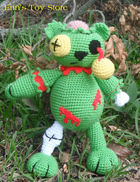 Halloween Zombies Crochet Pattern Roundup AmVaBe Crochet